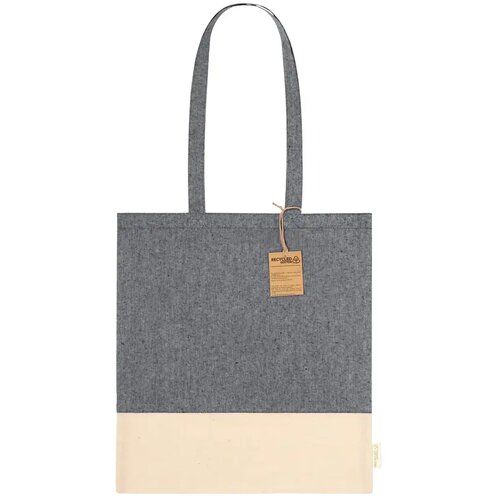 Skadi Katoenen Shopper Zwart