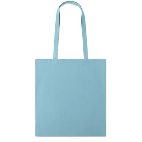 Katoenen boodschappentas Cottonel colour + babyblauw