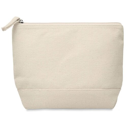 Katoenen toilettas 2-kleurig Beige