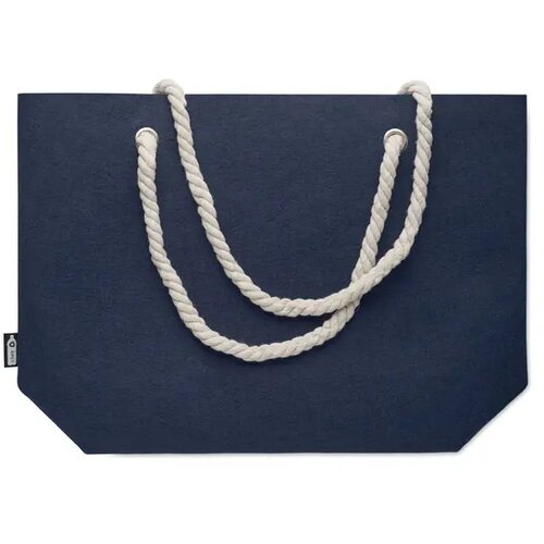 Strandtas van rpet-vilt Feltsea Blauw