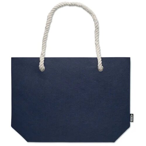 Strandtas van rpet-vilt Feltsea Blauw