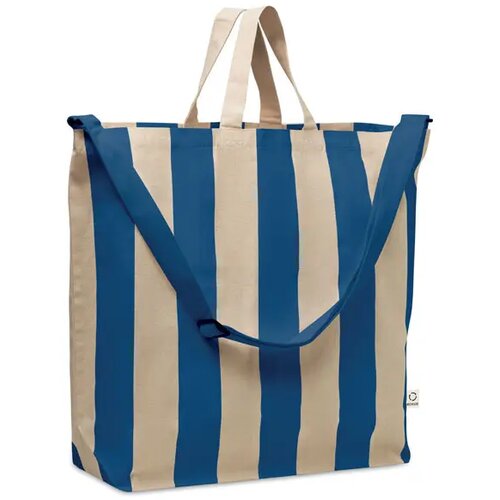 Extra grote strandtas 280gr/m² Laguna royal blauw
