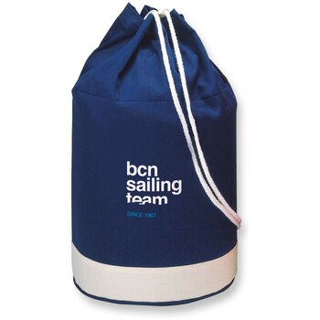 Katoenen strandtas Yatch blauw