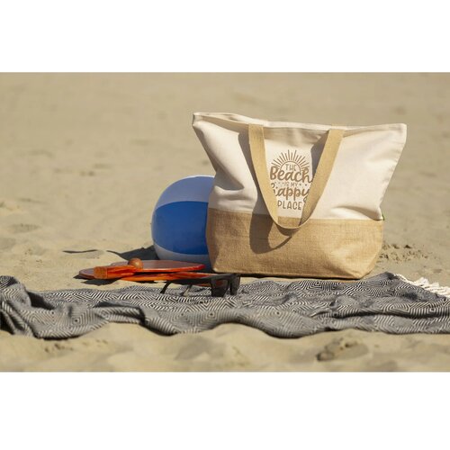 Cancun Beachbag Organic Cotton (320 G/M²) Naturel