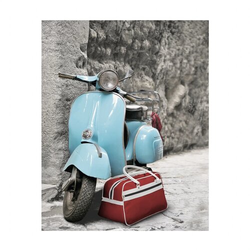 Retrosport Sporttas Rood/Wit