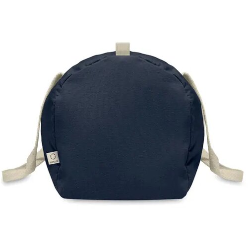 Gerecycled katoenen sporttas Kobaltblauw