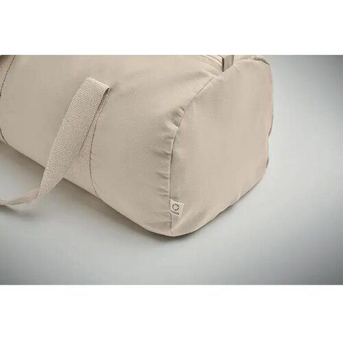 Gerecycled katoenen sporttas Beige