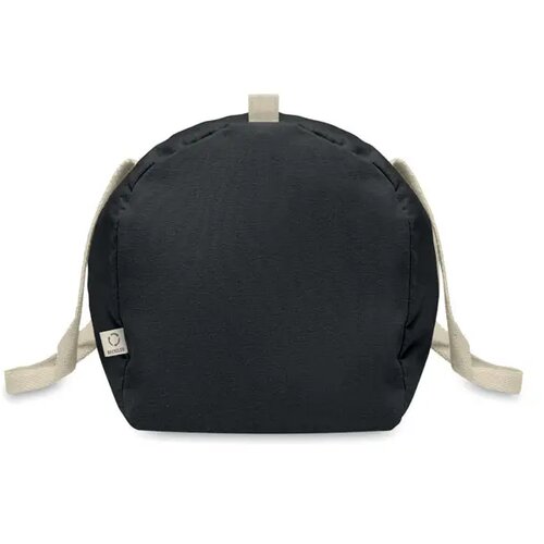 Gerecycled katoenen sporttas Zwart