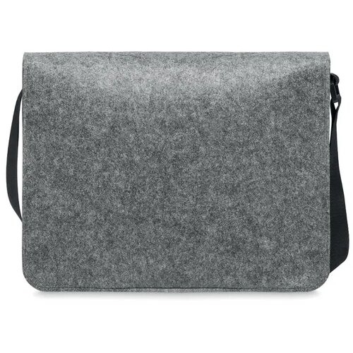 RPET vilten laptoptas Grijs