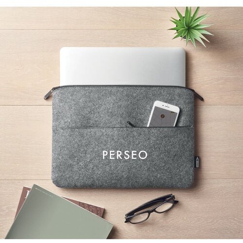 Rpet vilten laptoptas Toplo grijs