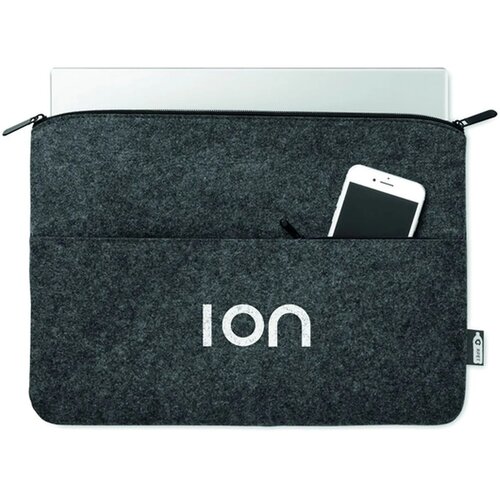 Rpet vilten laptoptas Toplo donker grijs
