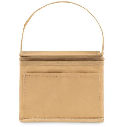 Papier koeltas papier voor 6 blikjes Beige