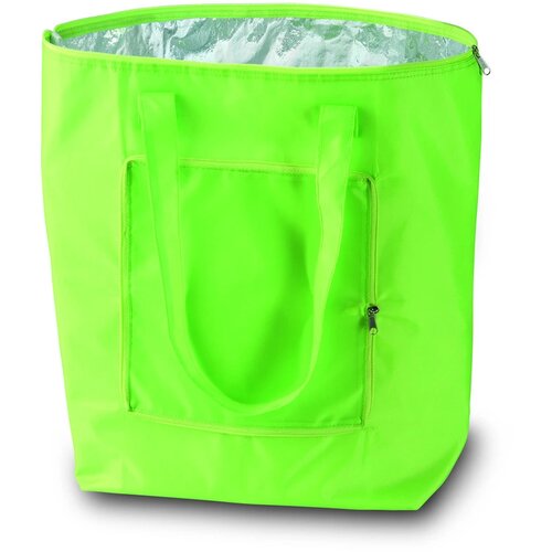 Koeltas van 210t nylon Plicool limoen