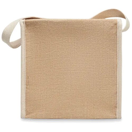 Jute en canvas koeltas Lona Beige