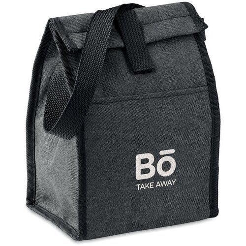 600d rpet koel lunchtas Bobe zwart