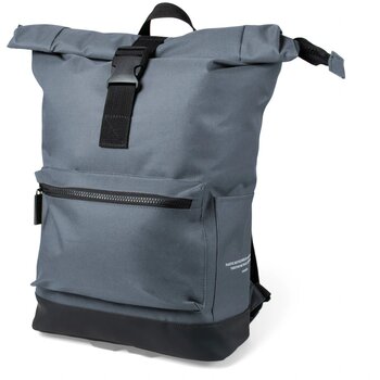 Grijs - 600D RPET Polyester / Vegan Leer