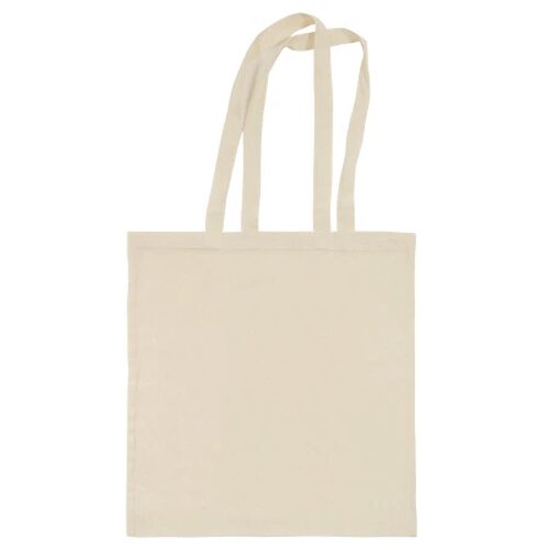 Katoenen draagtas ecru 136 gr/m2 ecru