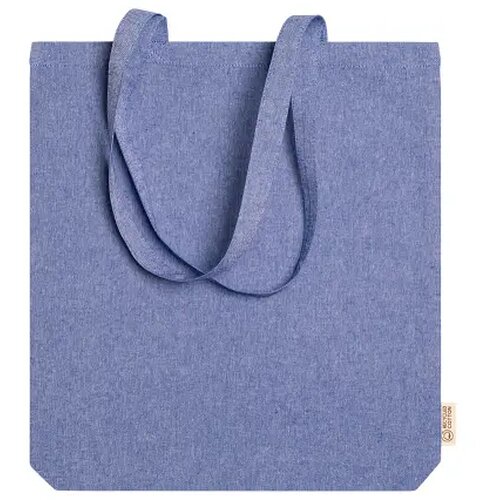 LUMIA tas van gerecycled katoen middenblauw